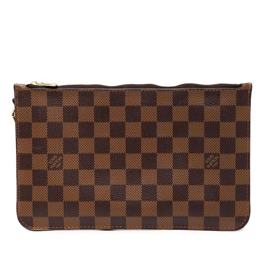 Louis Vuitton Damier Ebene Neverfull Pouch MM