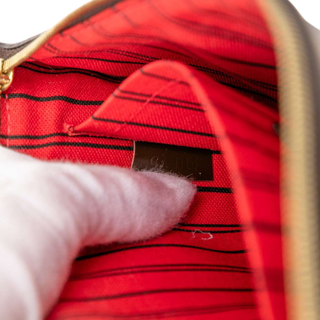 Louis Vuitton Damier Ebene Neverfull Pouch MM - Detail 1