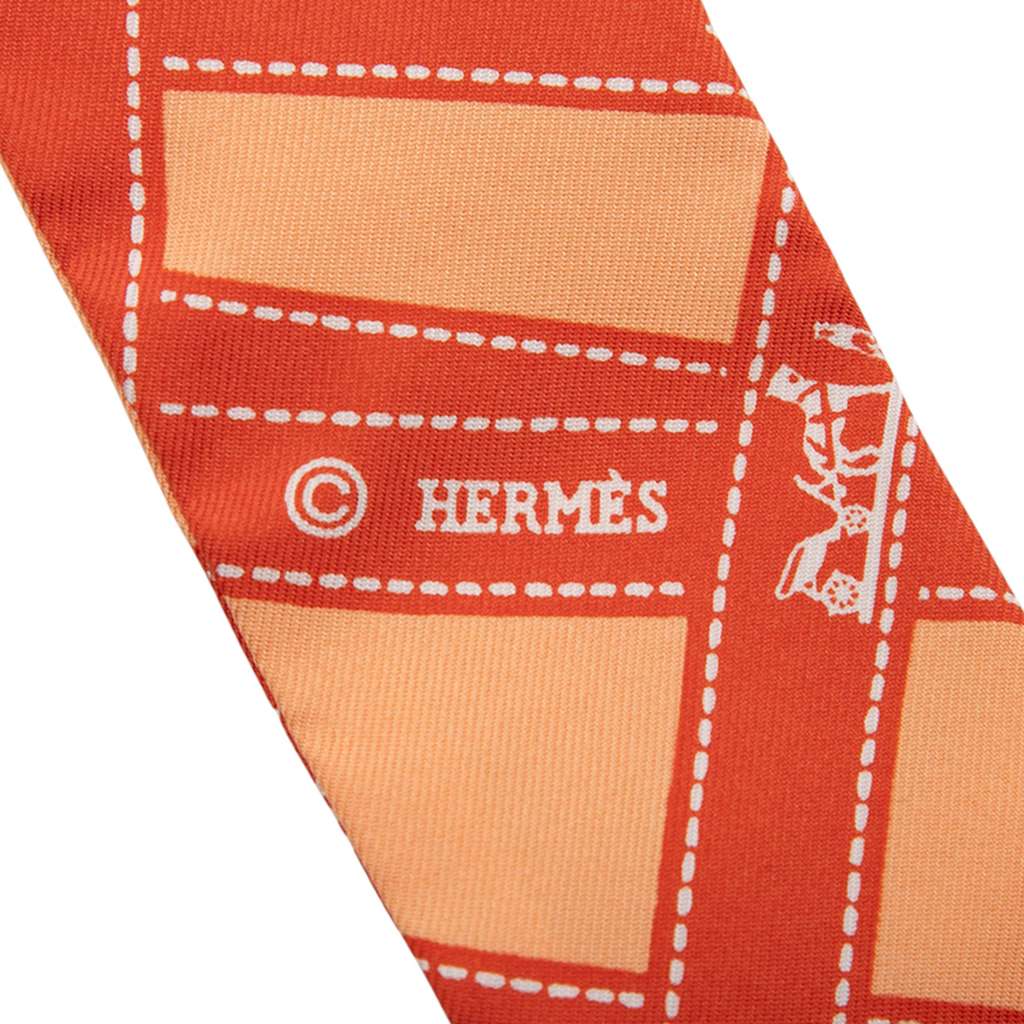 Hermès Bolduc Silk Twilly Scarf - 2