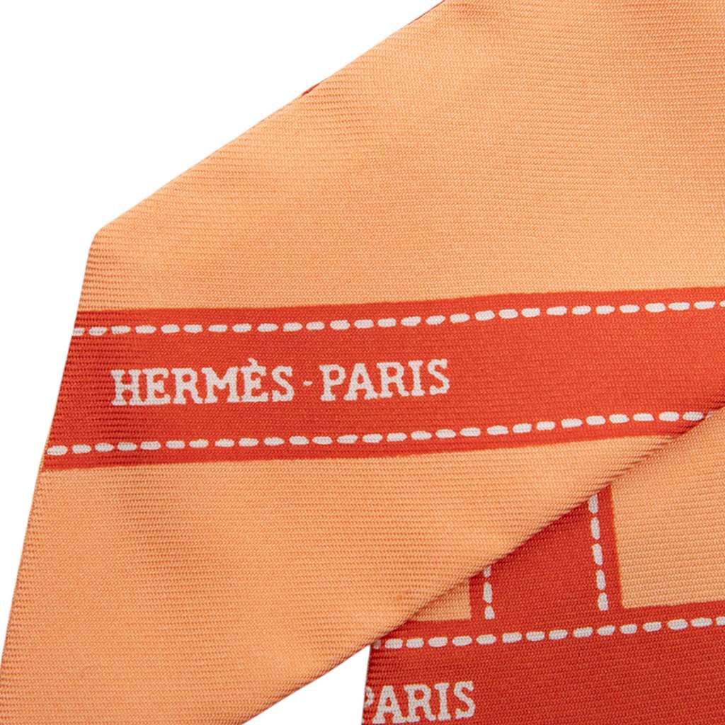 Hermès Bolduc Silk Twilly Scarf - 3
