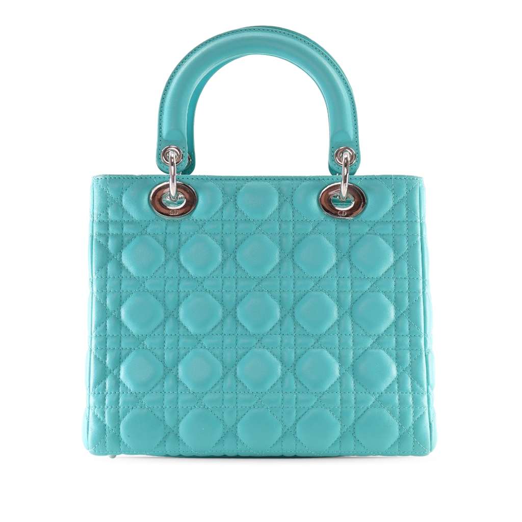 Dior Medium Lambskin Cannage Lady Dior - 2