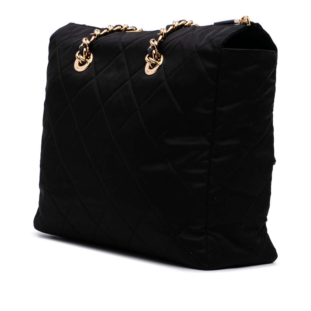 Prada Large Impuntu Re Nylon Re Edition 1995 Chaine Tote - Back view