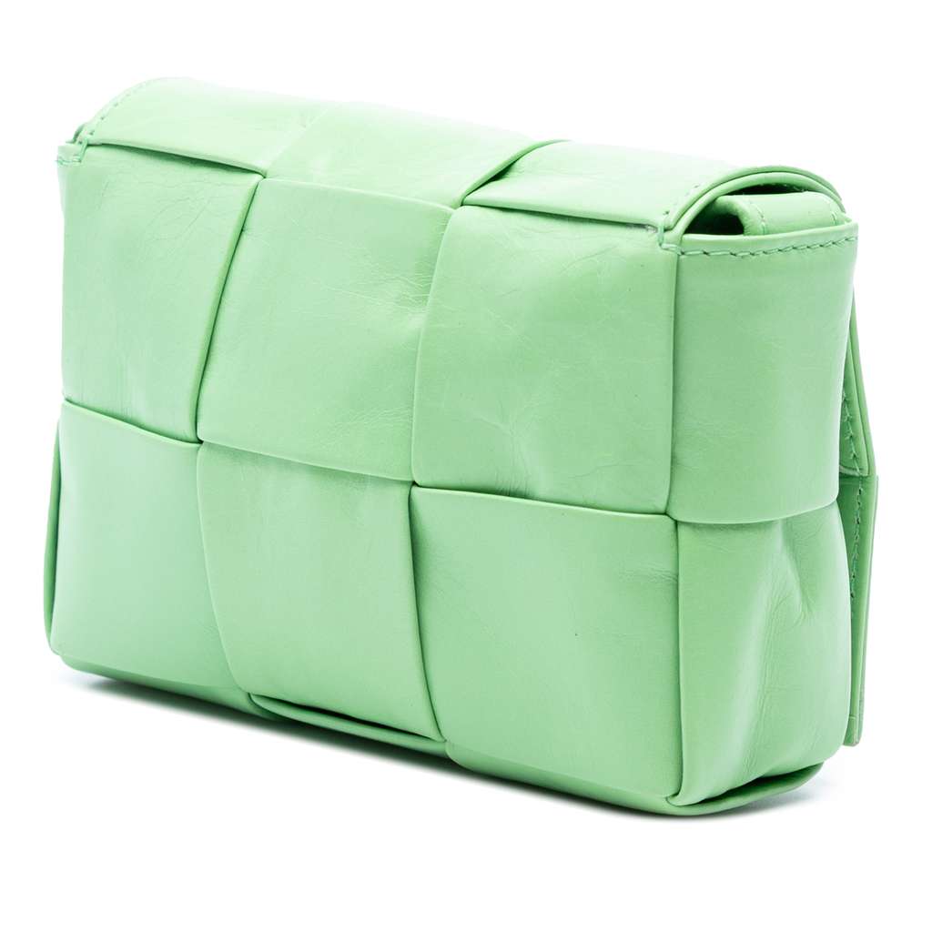 Bottega Veneta Extra Mini Nappa Intrecciato Cassette Crossbody - Back view