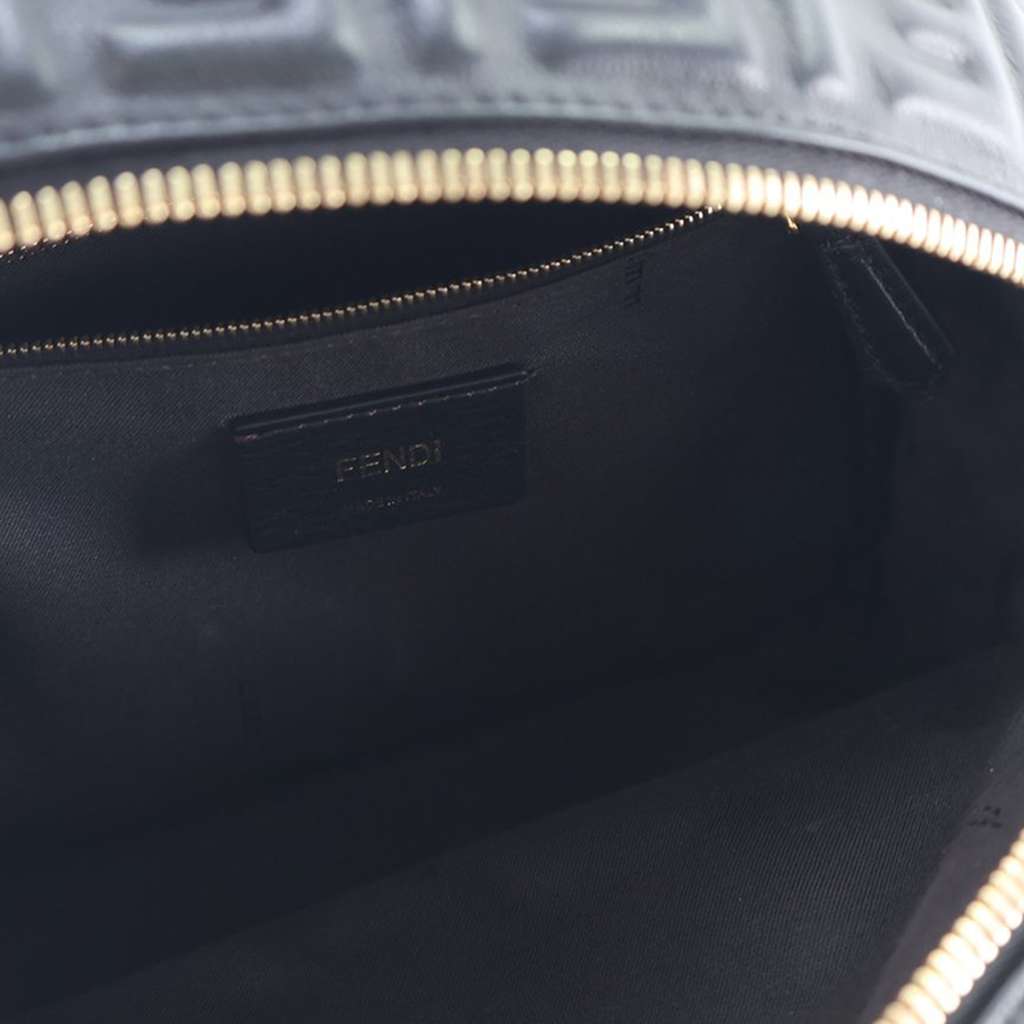 Fendi Mini Zucca Embossed Nappa By The Way Backpack - Side view