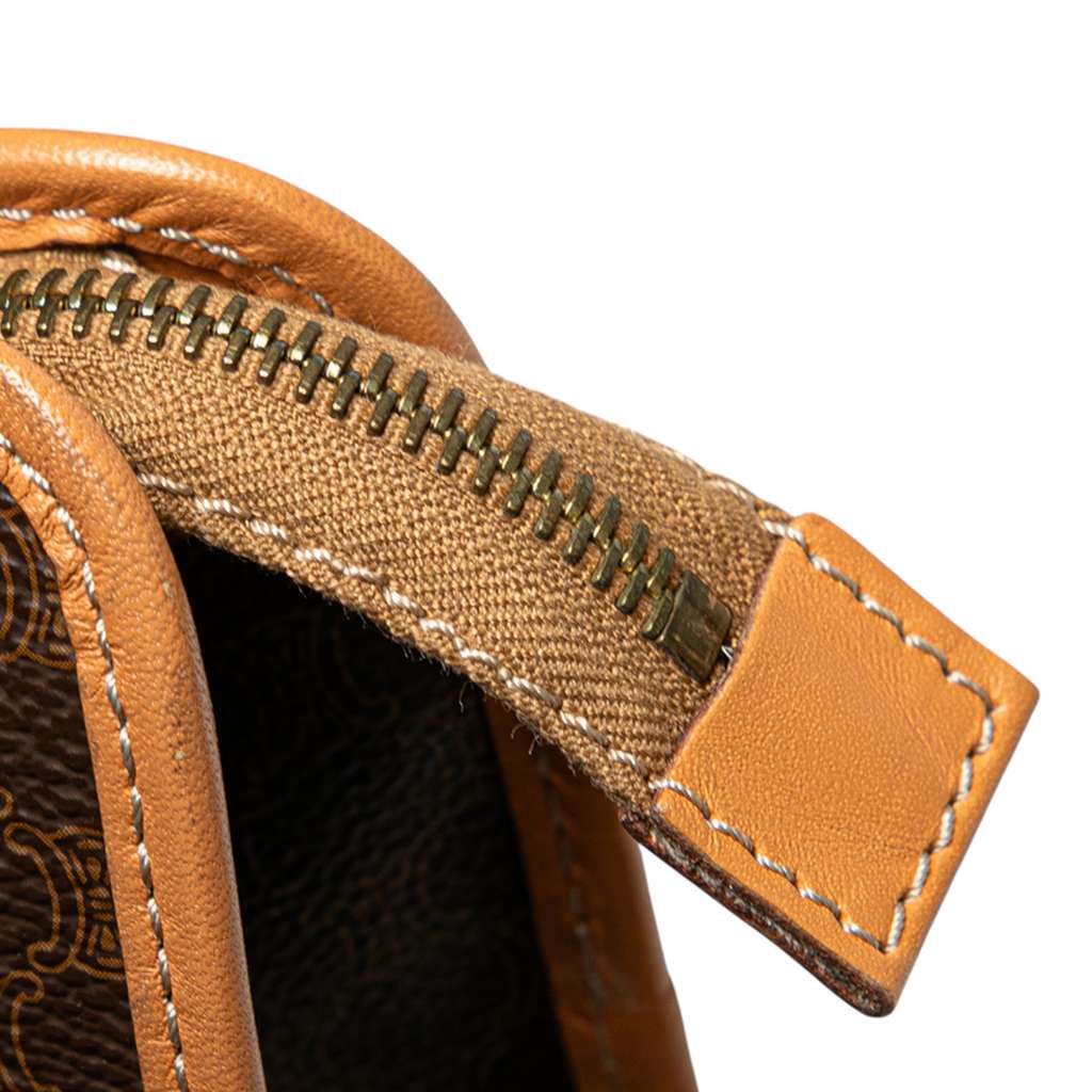 Celine Macadam Coated Canvas Clutch - Image 10