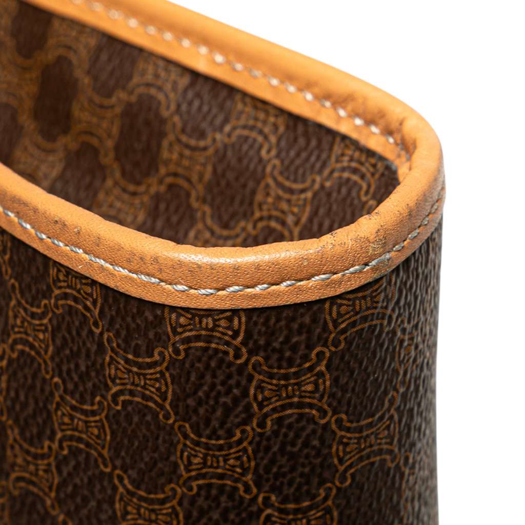 Celine Macadam Coated Canvas Clutch - Image 12