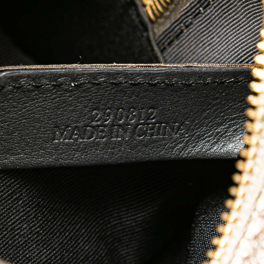 Loewe Micro Metallic Leather Amazona Satchel - Detail 1