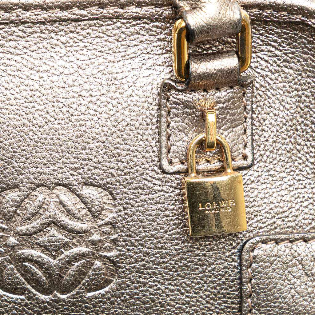 Loewe Micro Metallic Leather Amazona Satchel - Detail 2