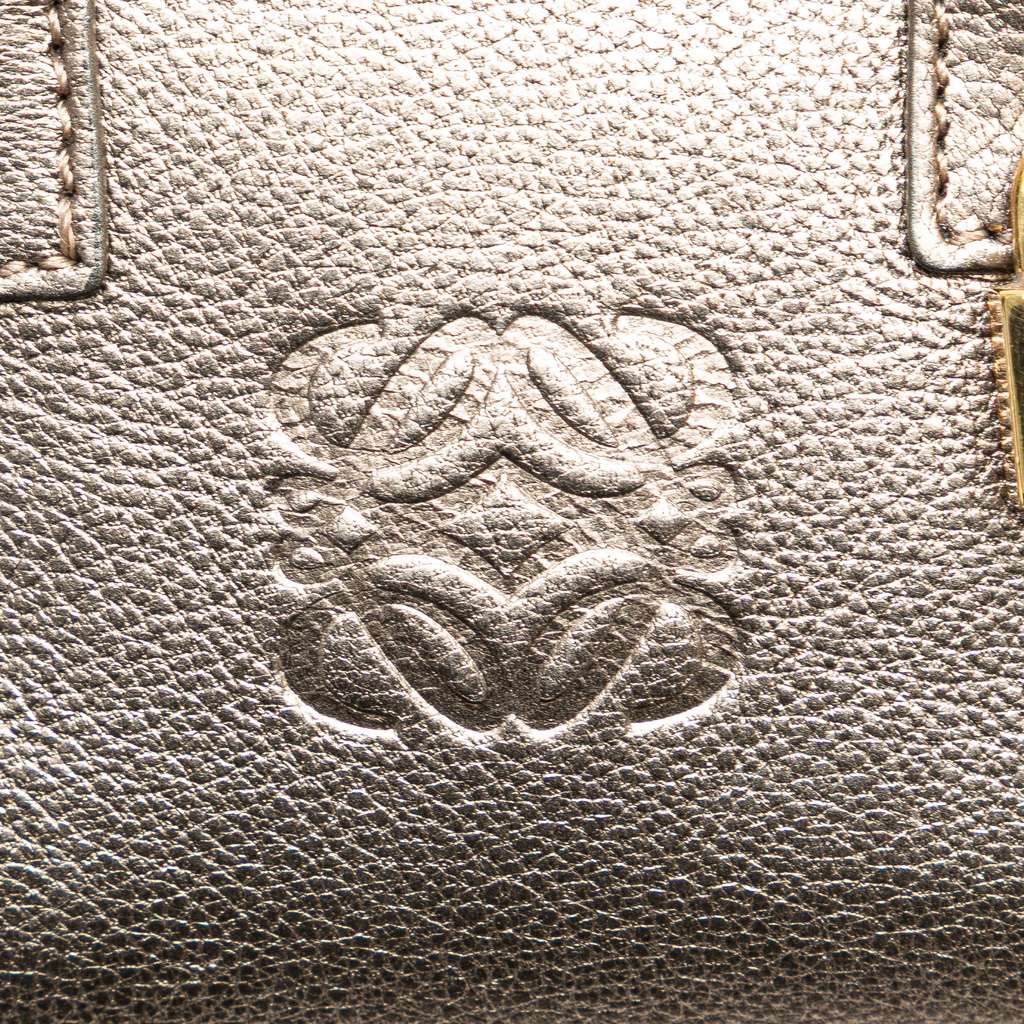 Loewe Micro Metallic Leather Amazona Satchel - Image 10