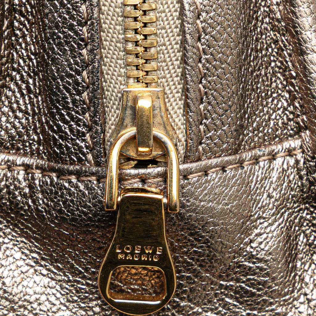 Loewe Micro Metallic Leather Amazona Satchel - Image 11