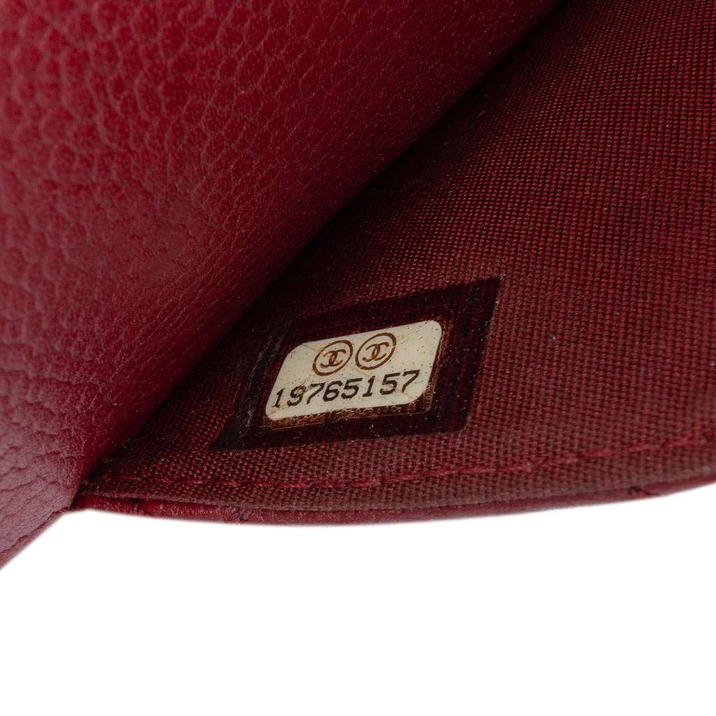 Chanel CC Quilted Caviar Wallet on Chain - Detail 1