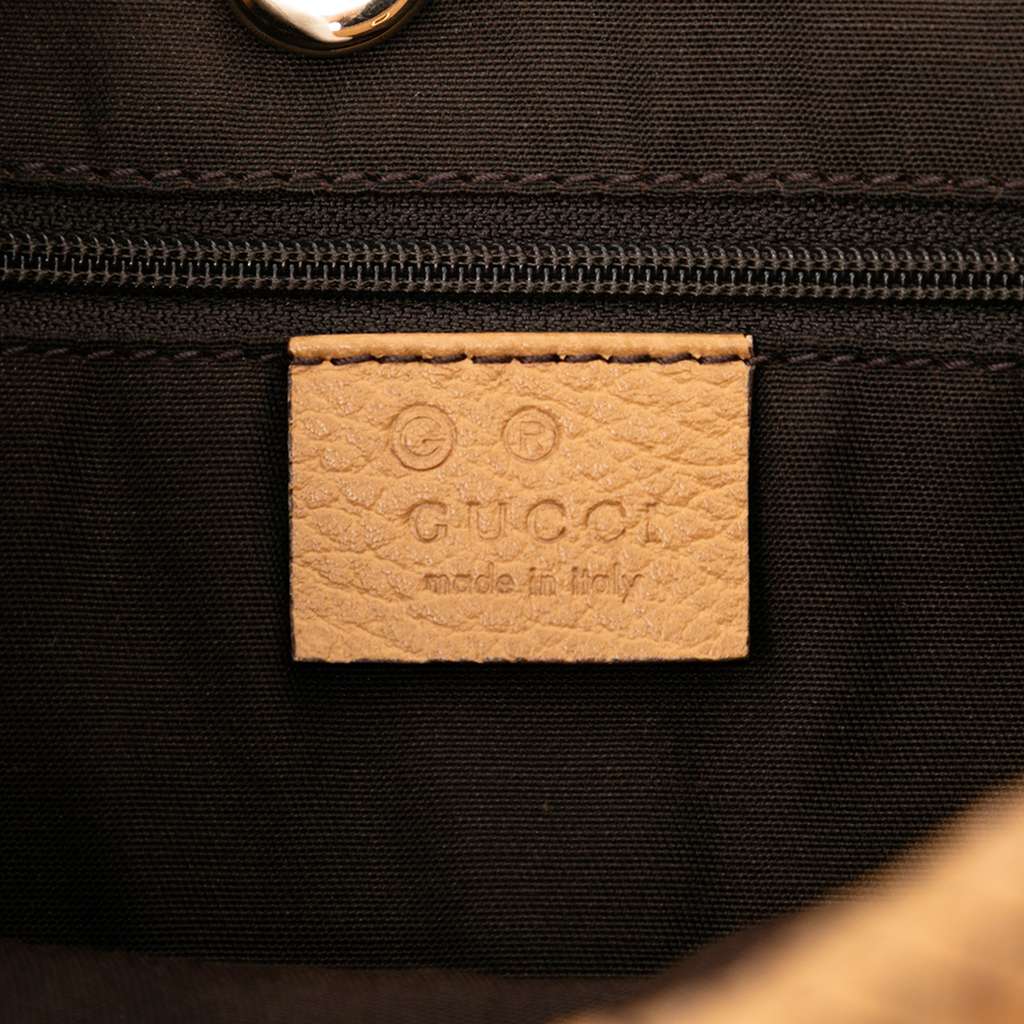 Gucci Large Leather Marrakech Tote - Side view