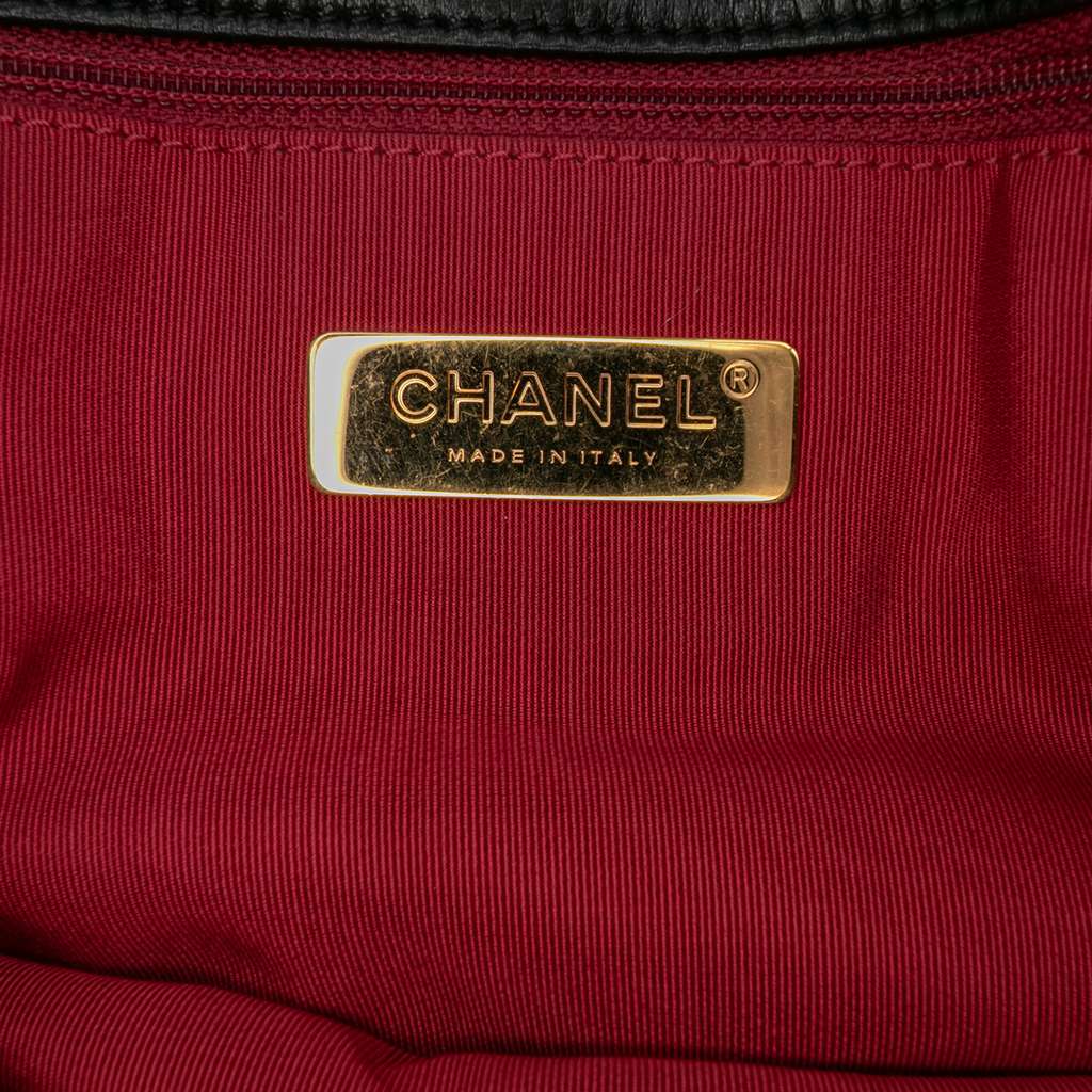 Chanel Large Lambskin 19 Flap - Side view