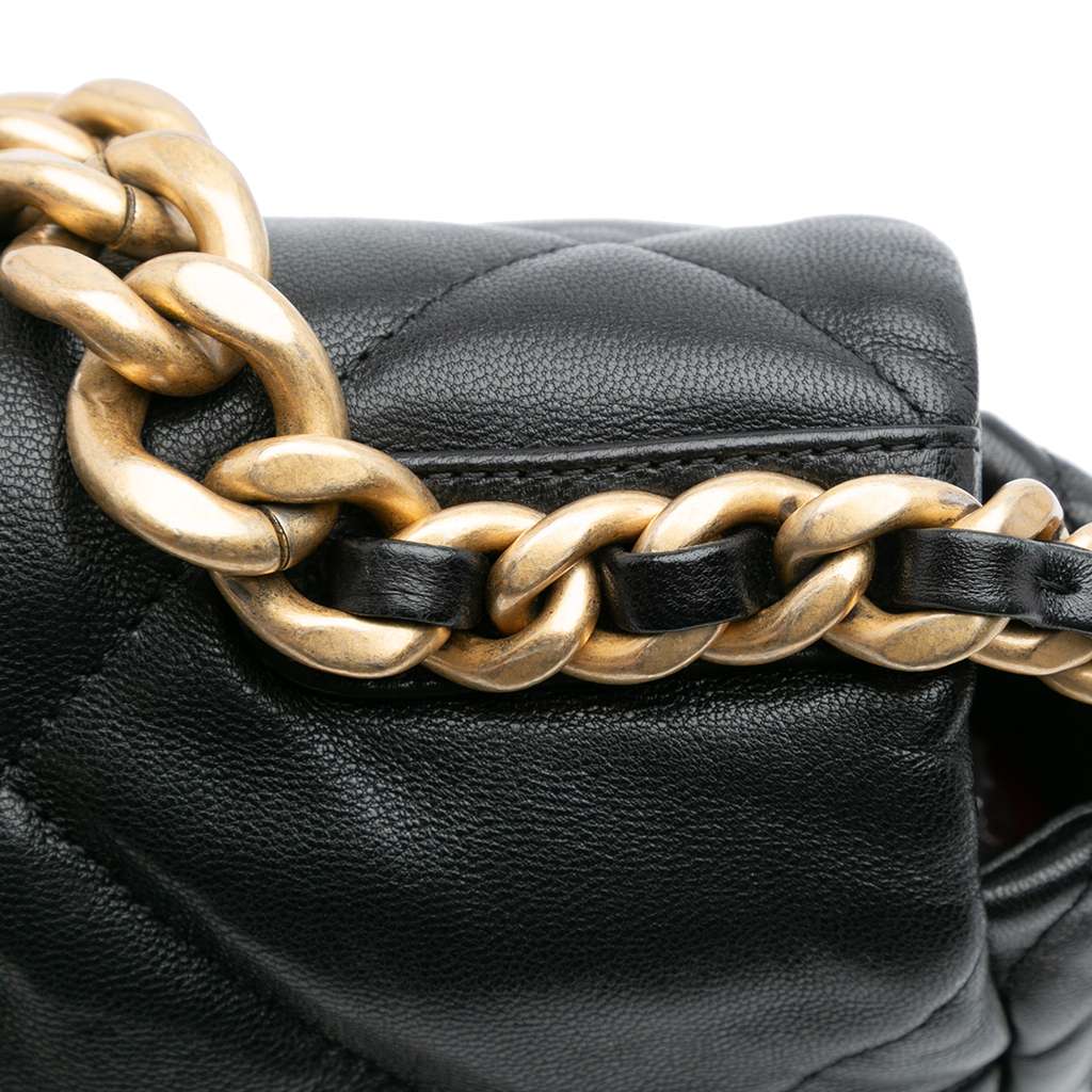 Chanel Large Lambskin 19 Flap - Image 11