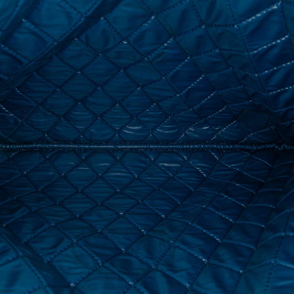 Chanel Large Bicolor Sheepskin Mademoiselle Zip Clutch - 4