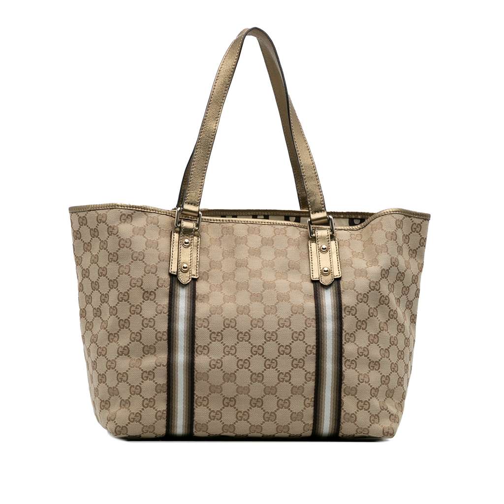 Gucci Large GG Canvas Jolicoeur Tote