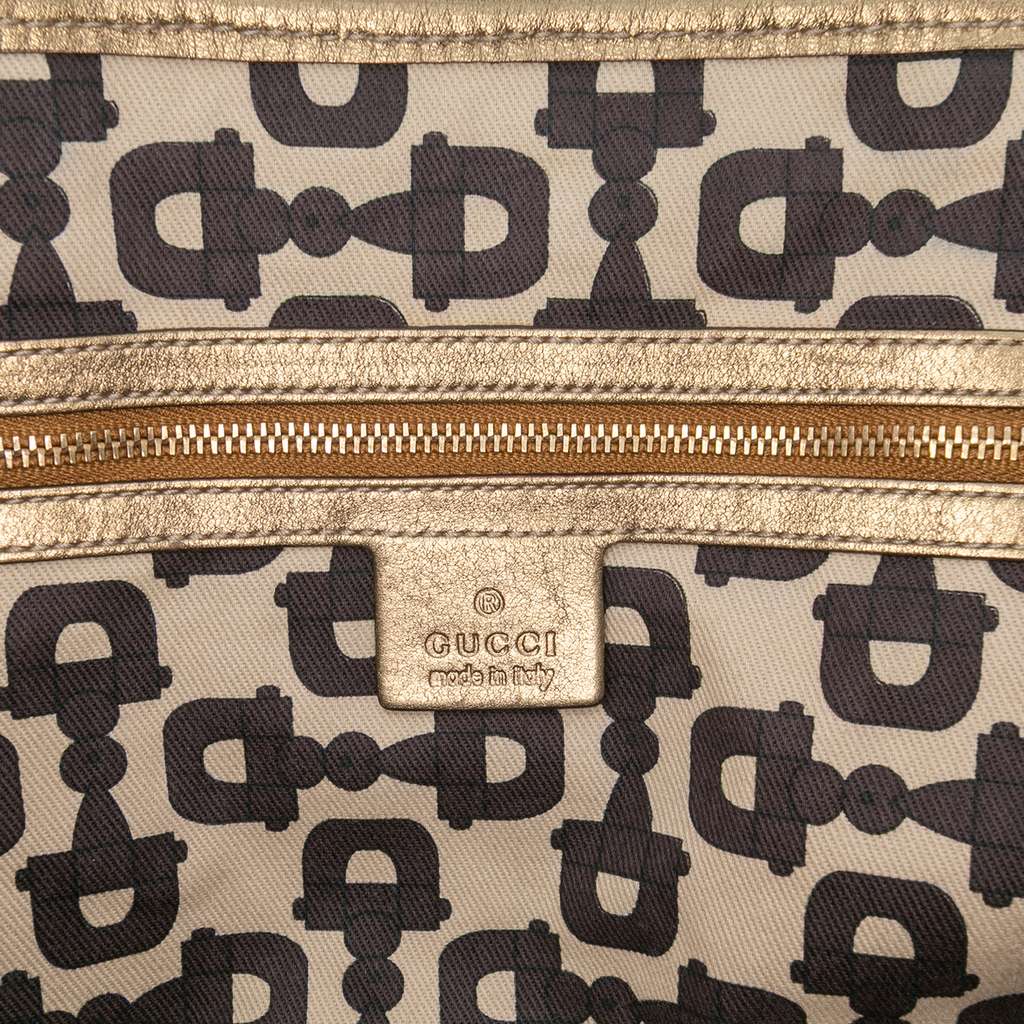 Gucci Large GG Canvas Jolicoeur Tote - Side view