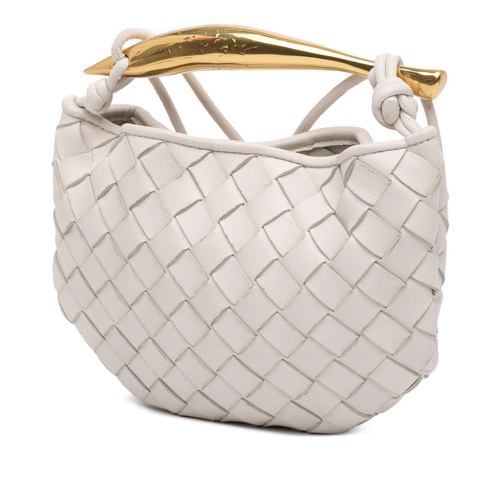 Bottega Veneta Baby Lambskin Intrecciato Sardine - Back view