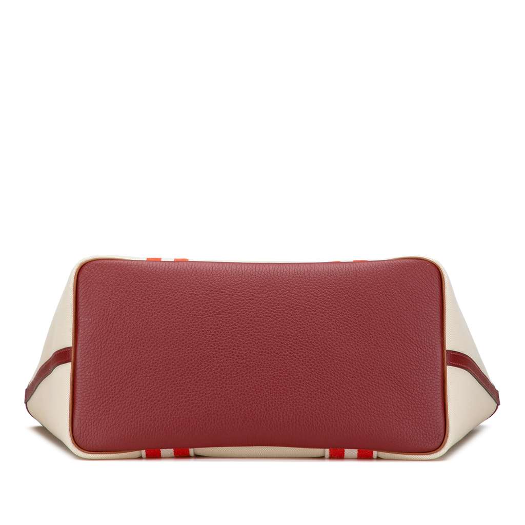 Hermès Toile and Clemence Pursangle Tote - Image 6