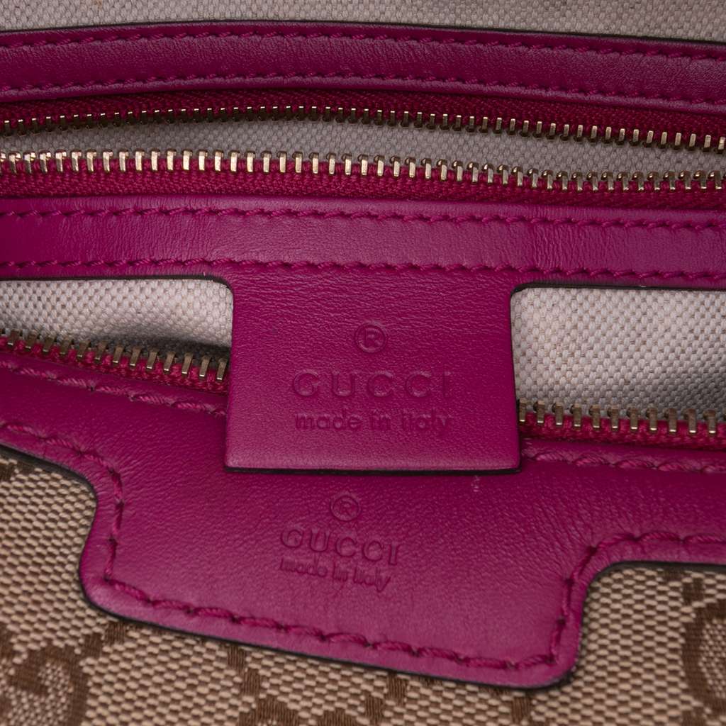 Gucci Medium GG Canvas Joy Boston Bag - Side view