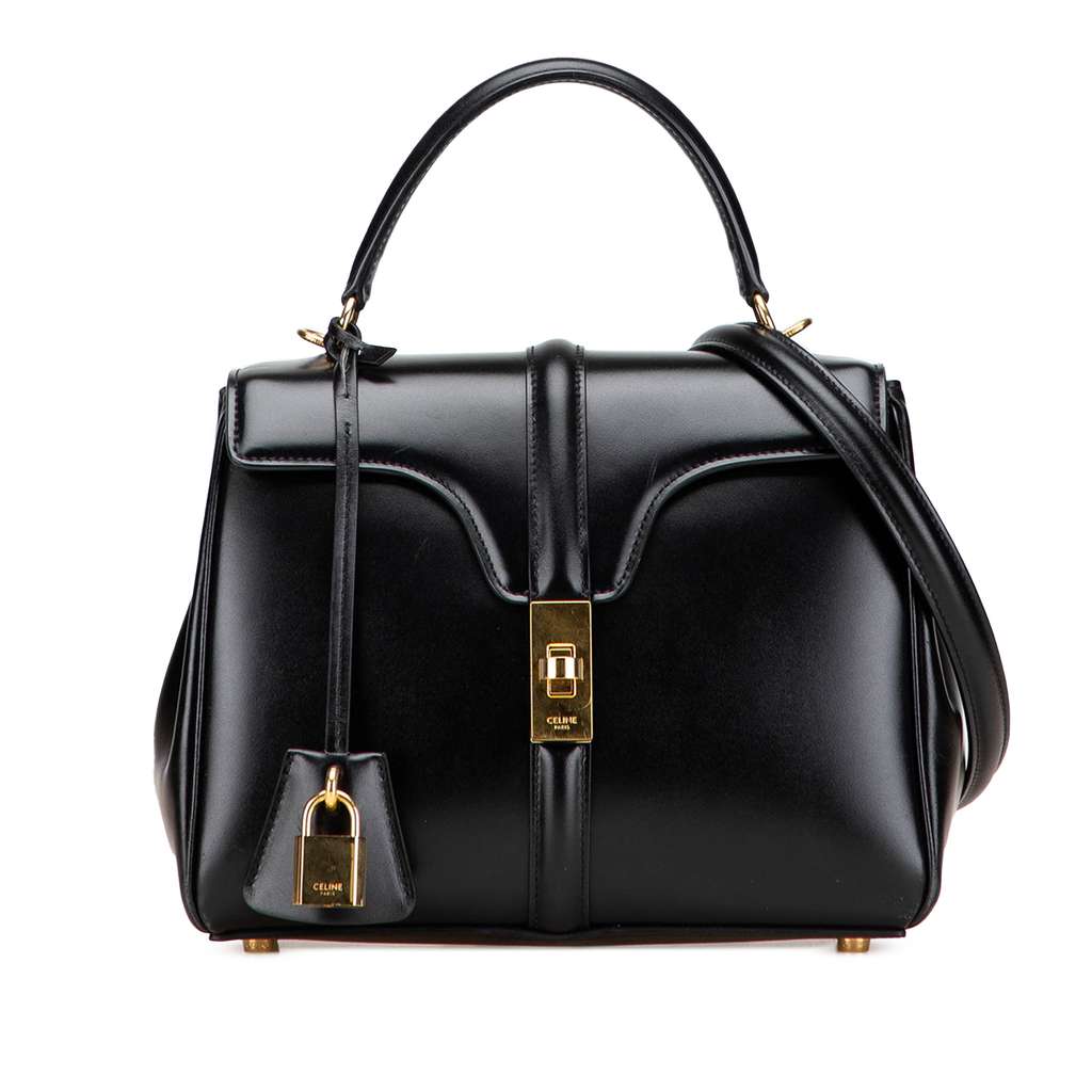 Celine Small Leather 16 Satchel
