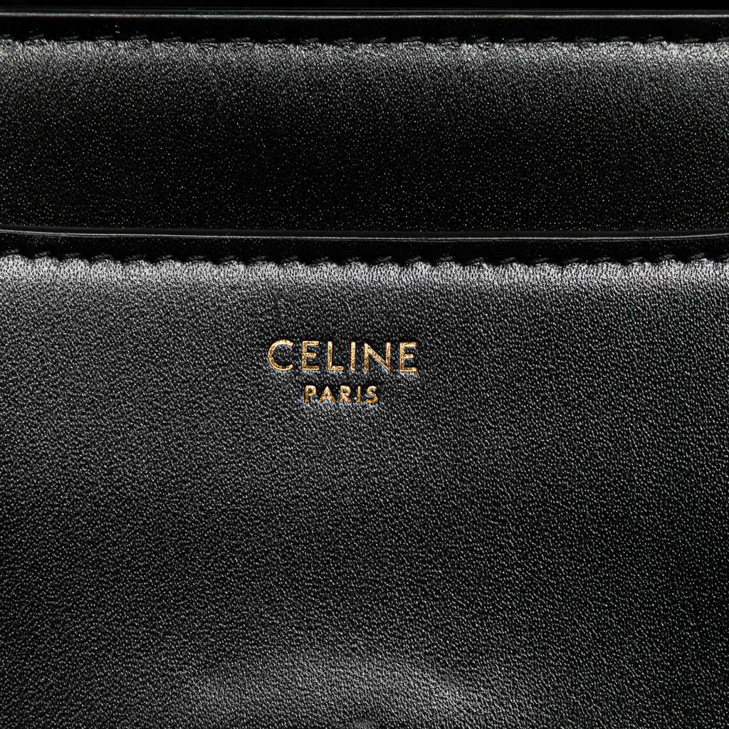 Celine Small Leather 16 Satchel - Side view