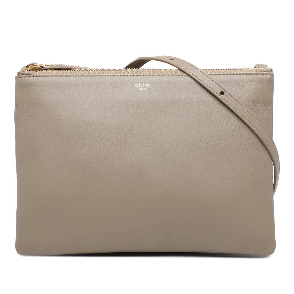 Celine Large Lambskin Trio Crossbody