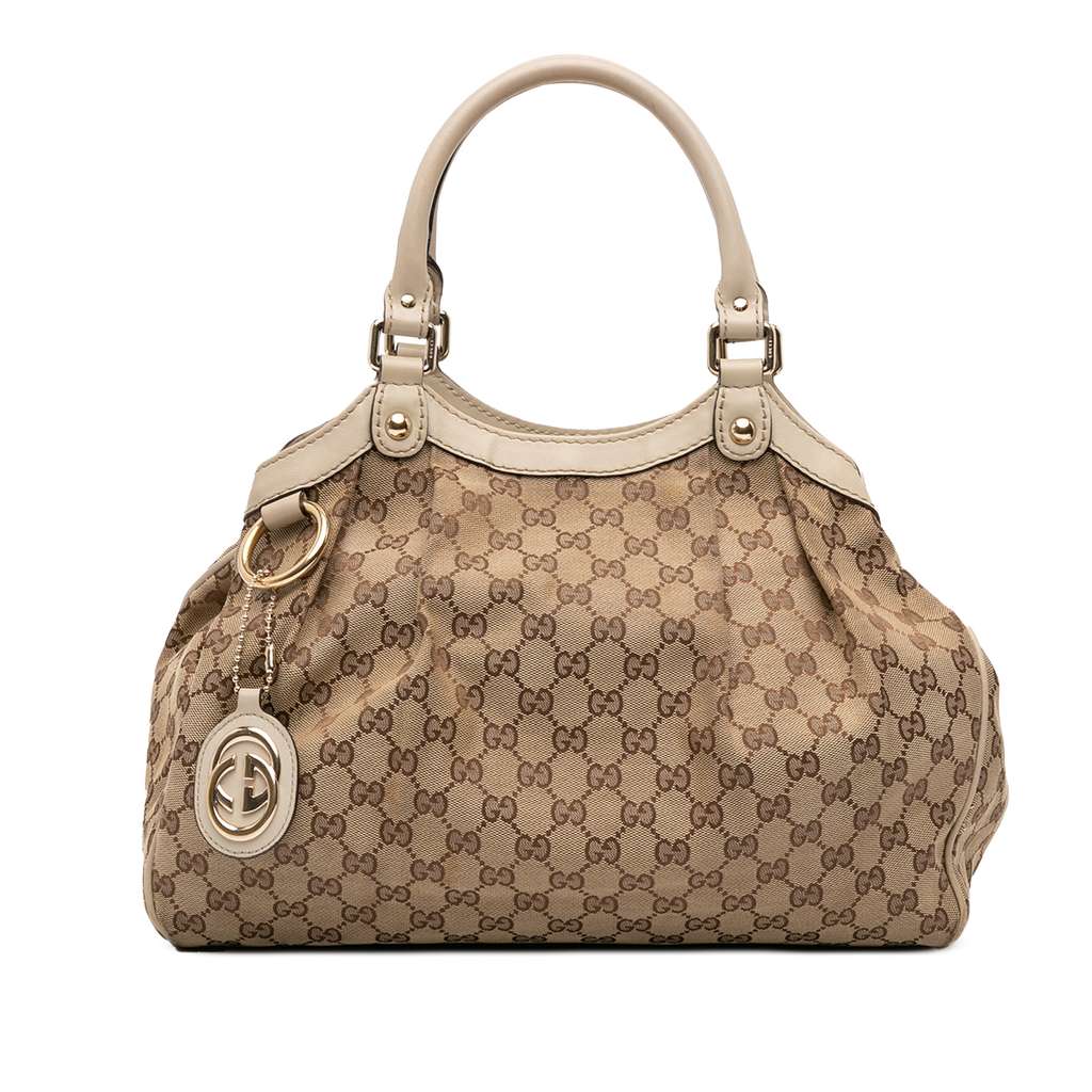 Gucci Medium GG Canvas Sukey Tote