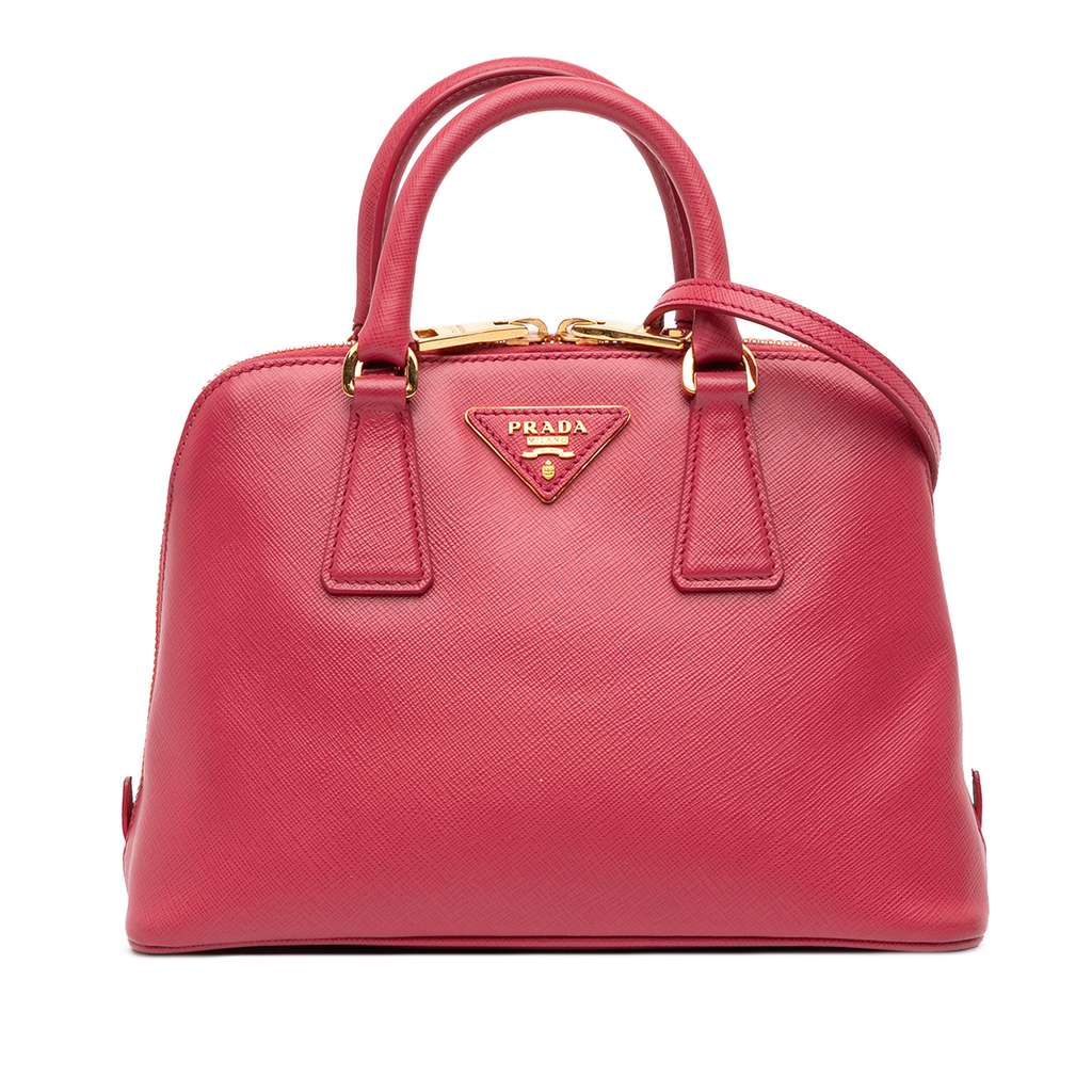 Prada Small Saffiano Lux Promenade Satchel