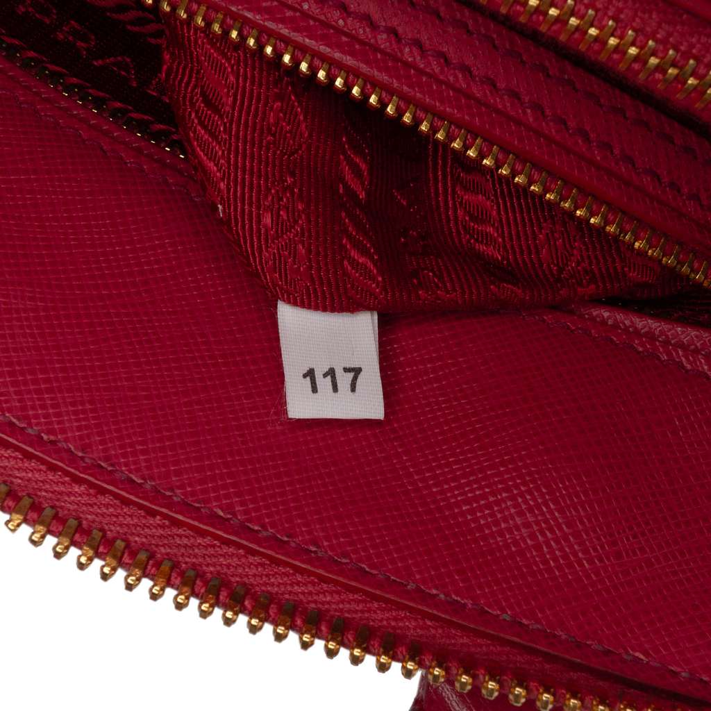 Prada Small Saffiano Lux Promenade Satchel - Detail 1