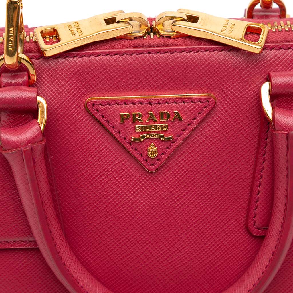 Prada Small Saffiano Lux Promenade Satchel - Detail 2