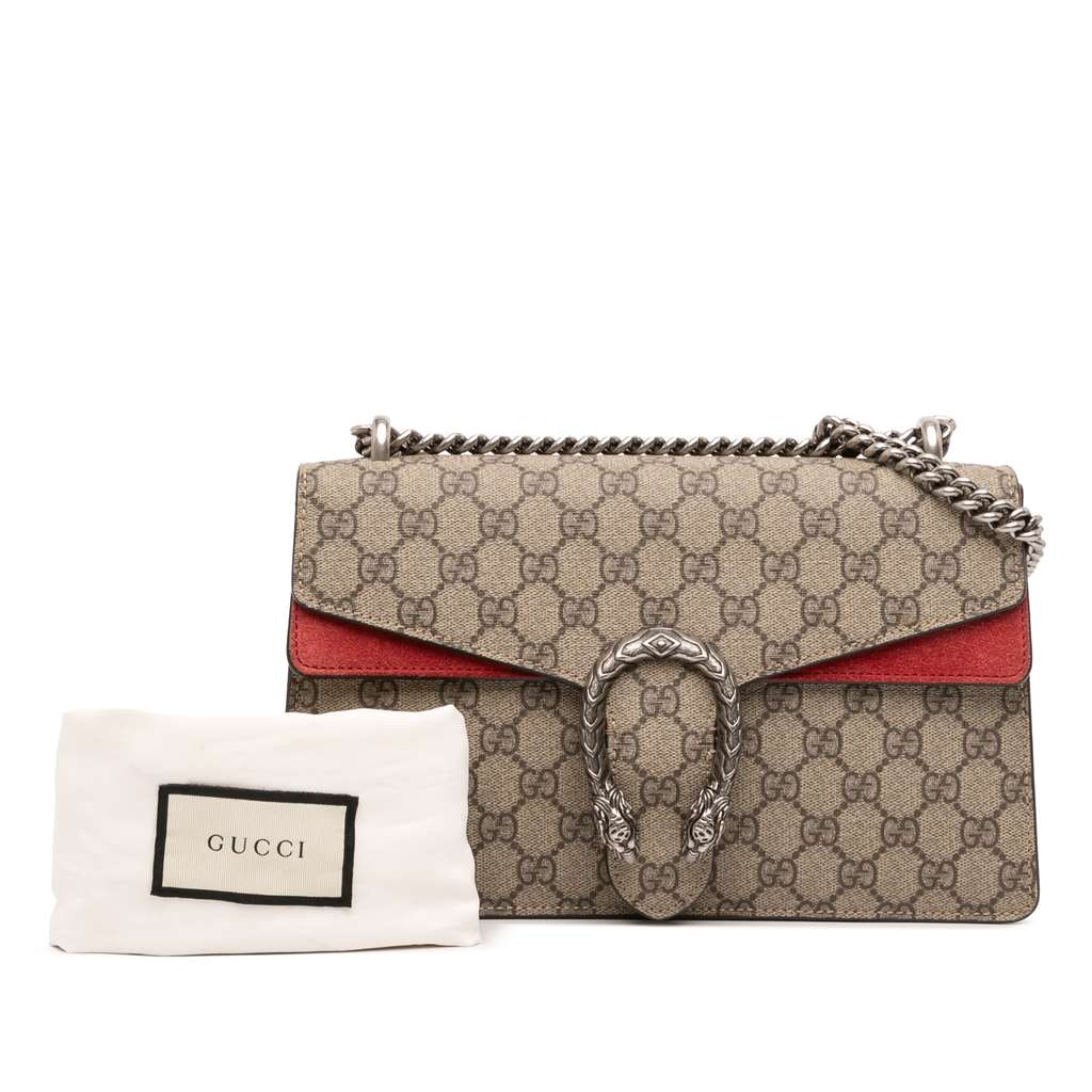 Gucci Medium GG Supreme Dionysus Shoulder Bag - Image 14