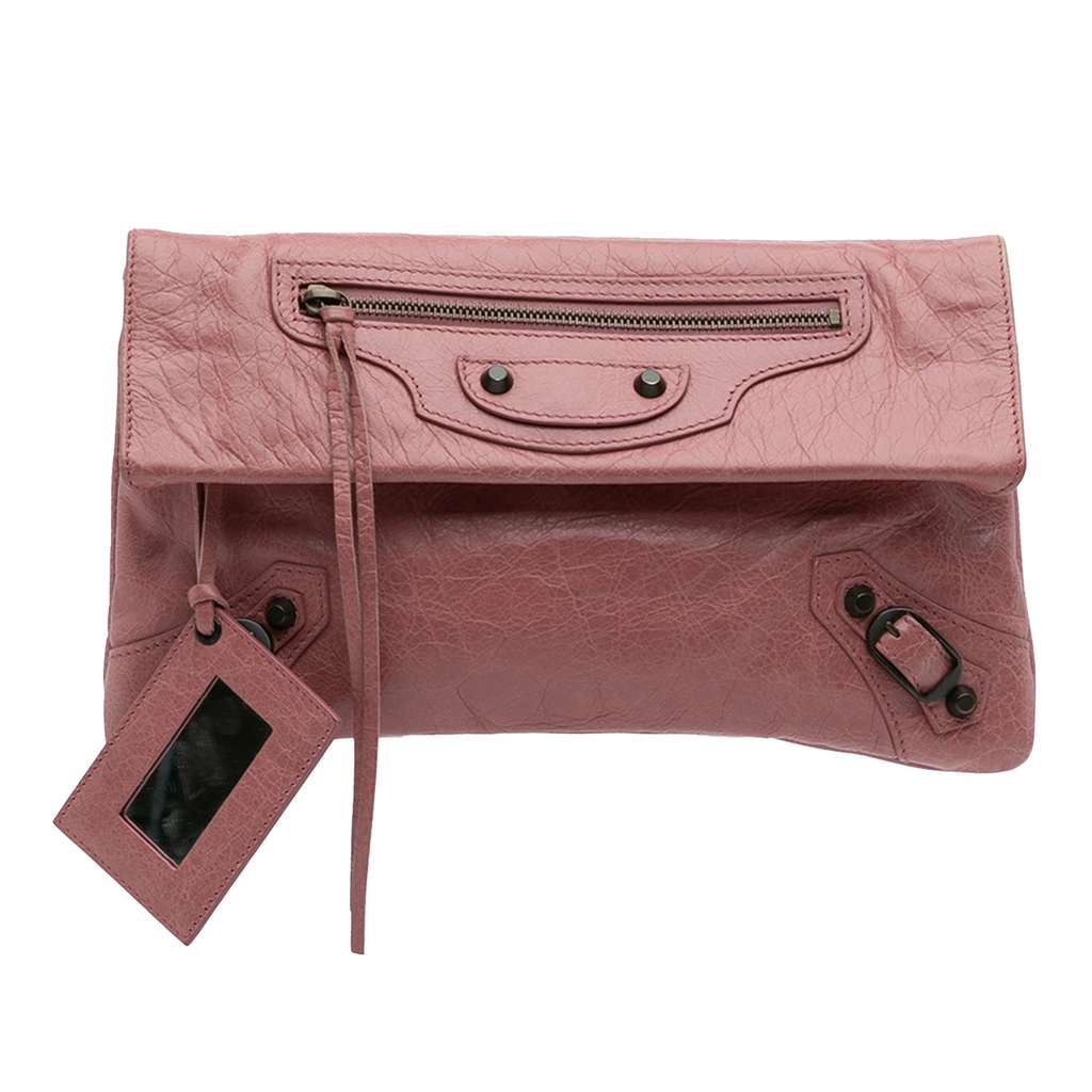 Balenciaga Lambskin Motocross Classic Envelope Clutch - Image 14