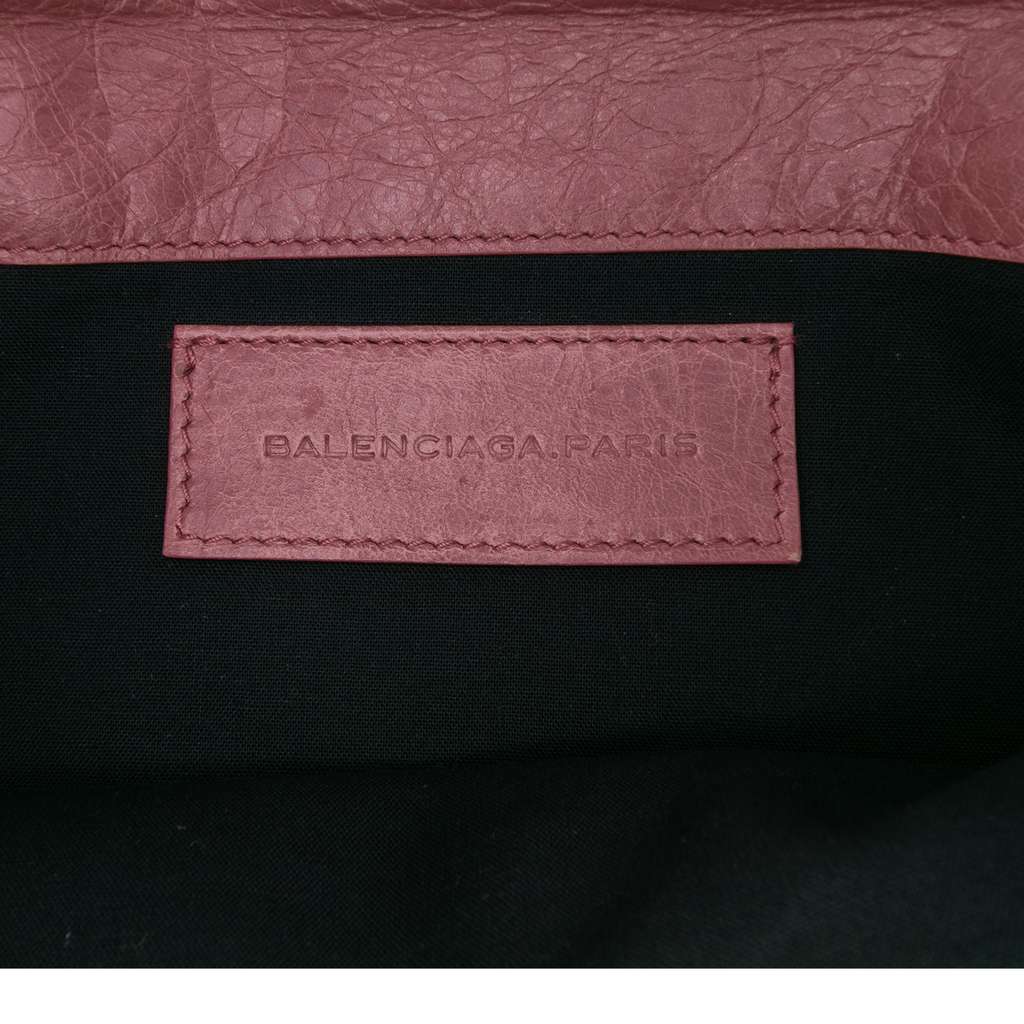 Balenciaga Lambskin Motocross Classic Envelope Clutch - Side view