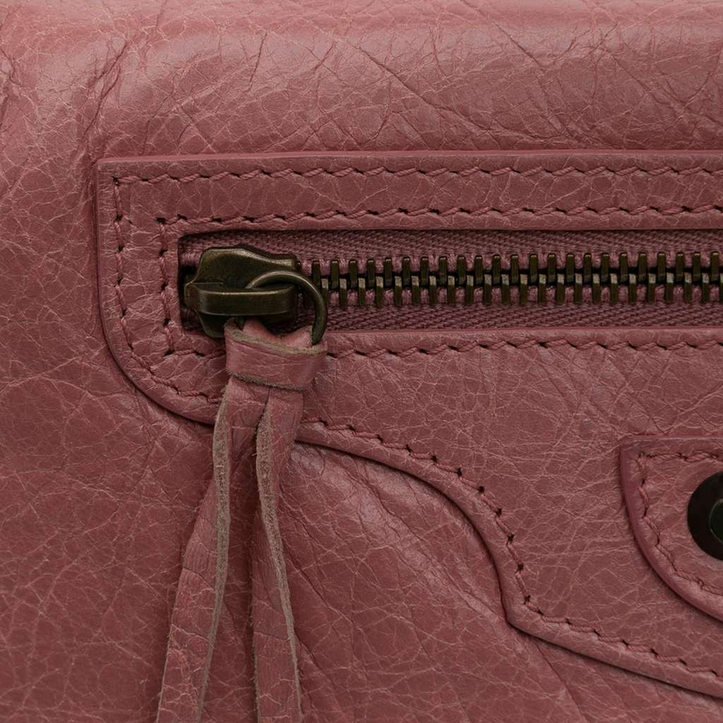Balenciaga Lambskin Motocross Classic Envelope Clutch - Detail 2