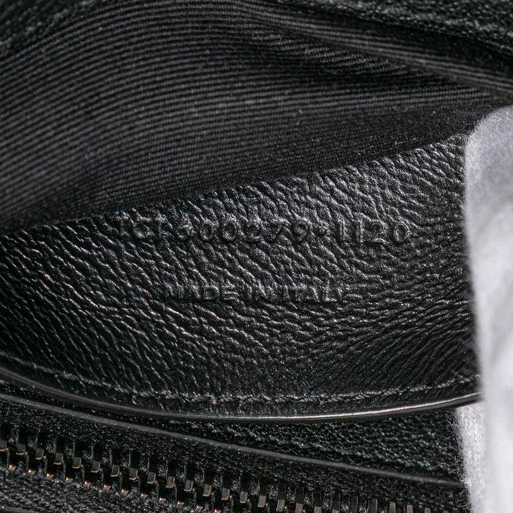 Saint Laurent Medium Quilted Chevron Sheepskin College Satchel - Detail 1