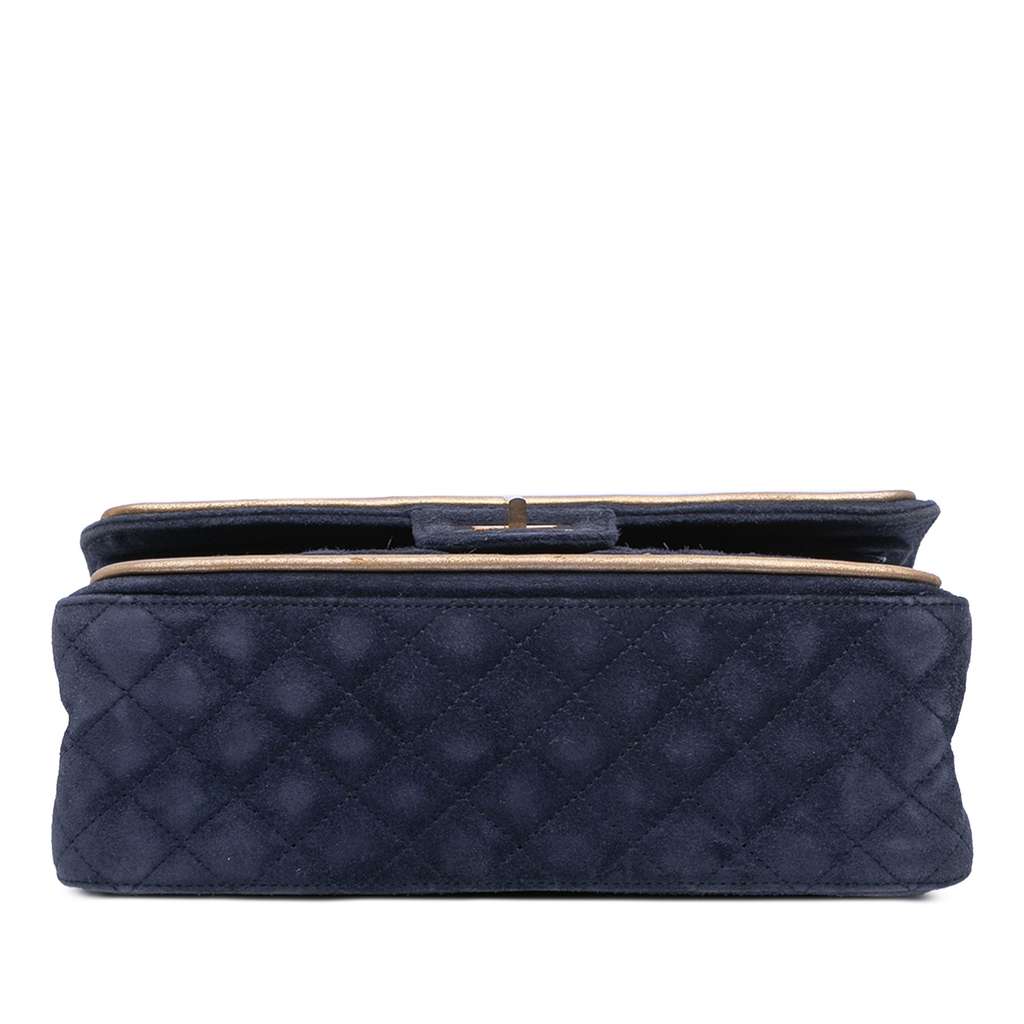 Chanel Reissue 2.55 Quilted Suede Double Flap 225 - Image 6