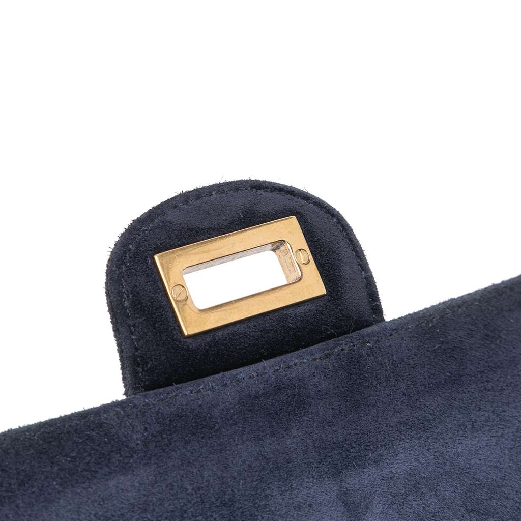 Chanel Reissue 2.55 Quilted Suede Double Flap 225 - Image 12
