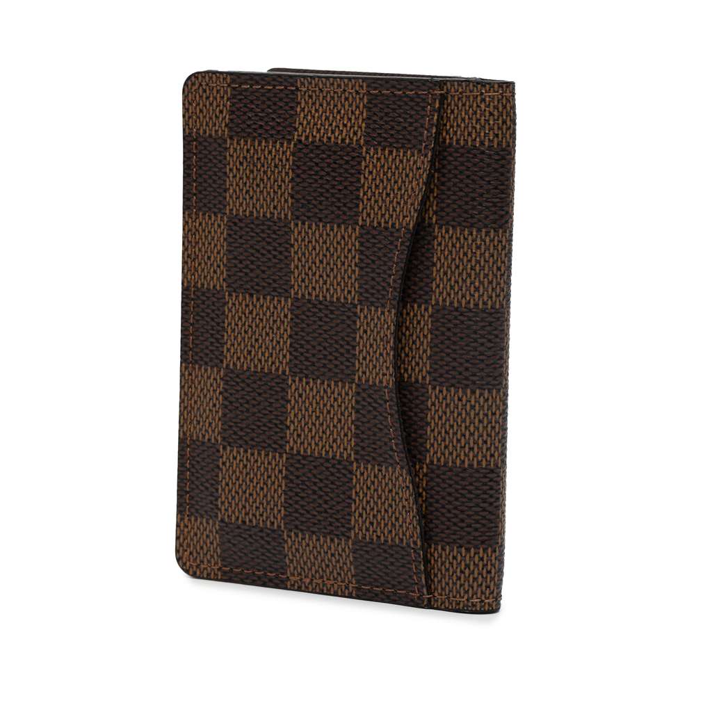 Louis Vuitton Damier Ebene Pocket Organizer - Back view