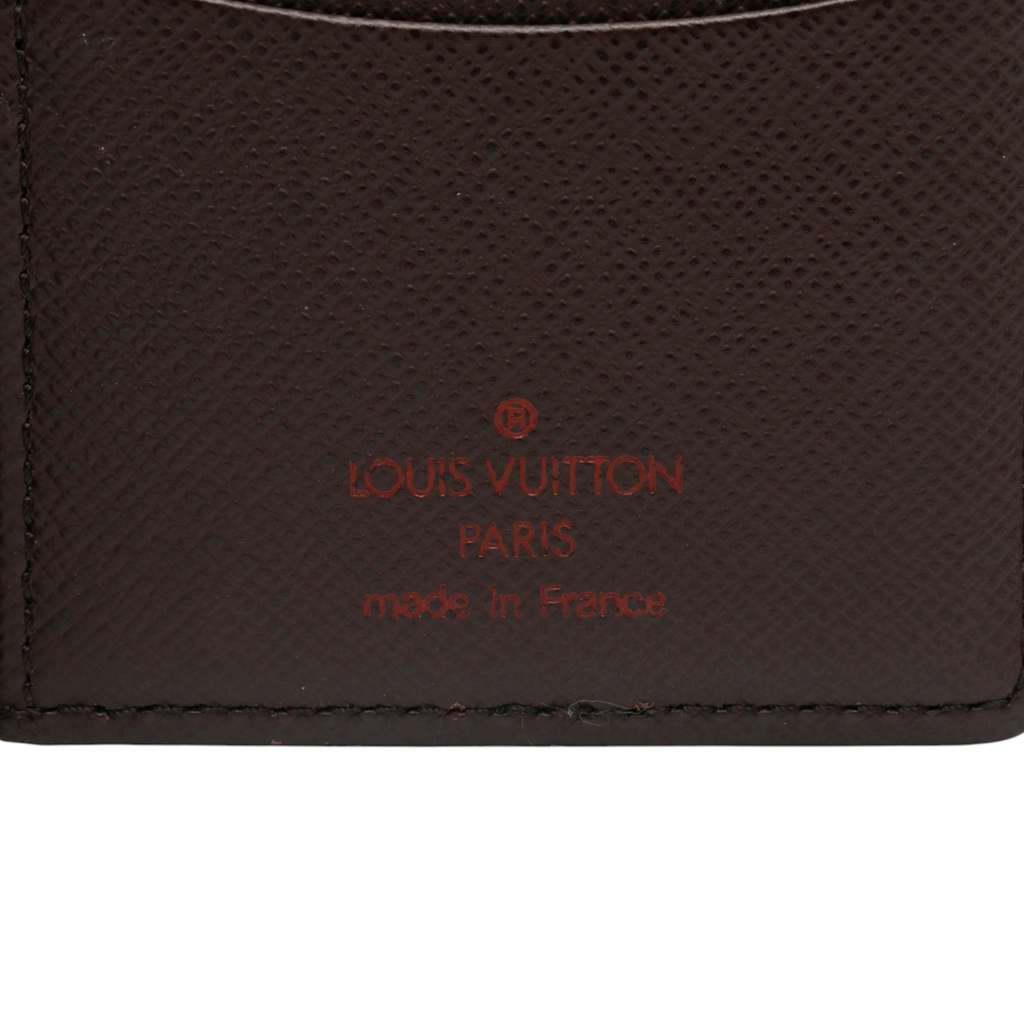 Louis Vuitton Damier Ebene Pocket Organizer - Side view
