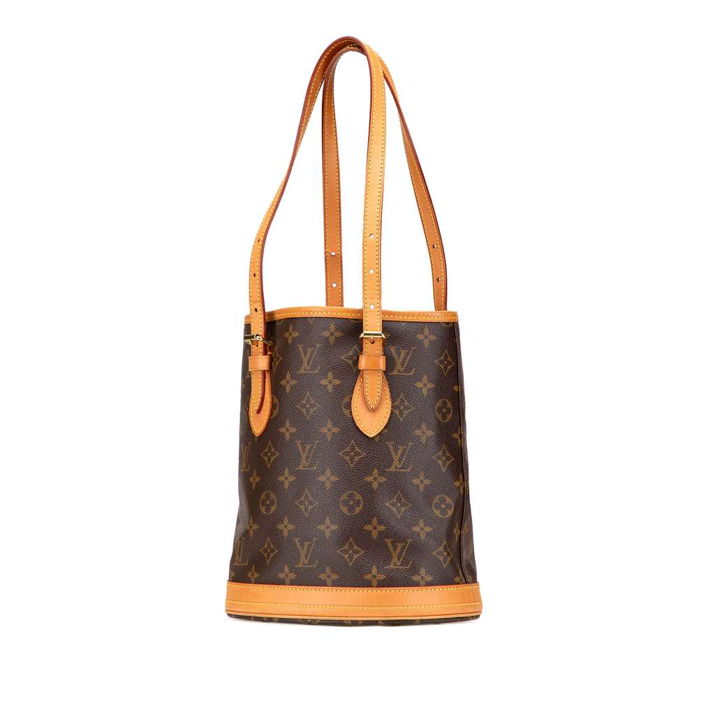 Louis Vuitton Monogram Petit Bucket - Back view
