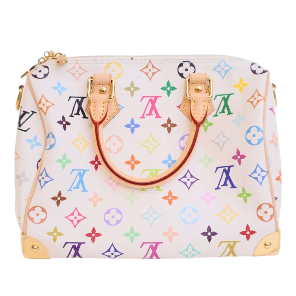 Louis Vuitton Takashi Murakami Monogram Multicolore Speedy Bandouliere 25 - Image 6