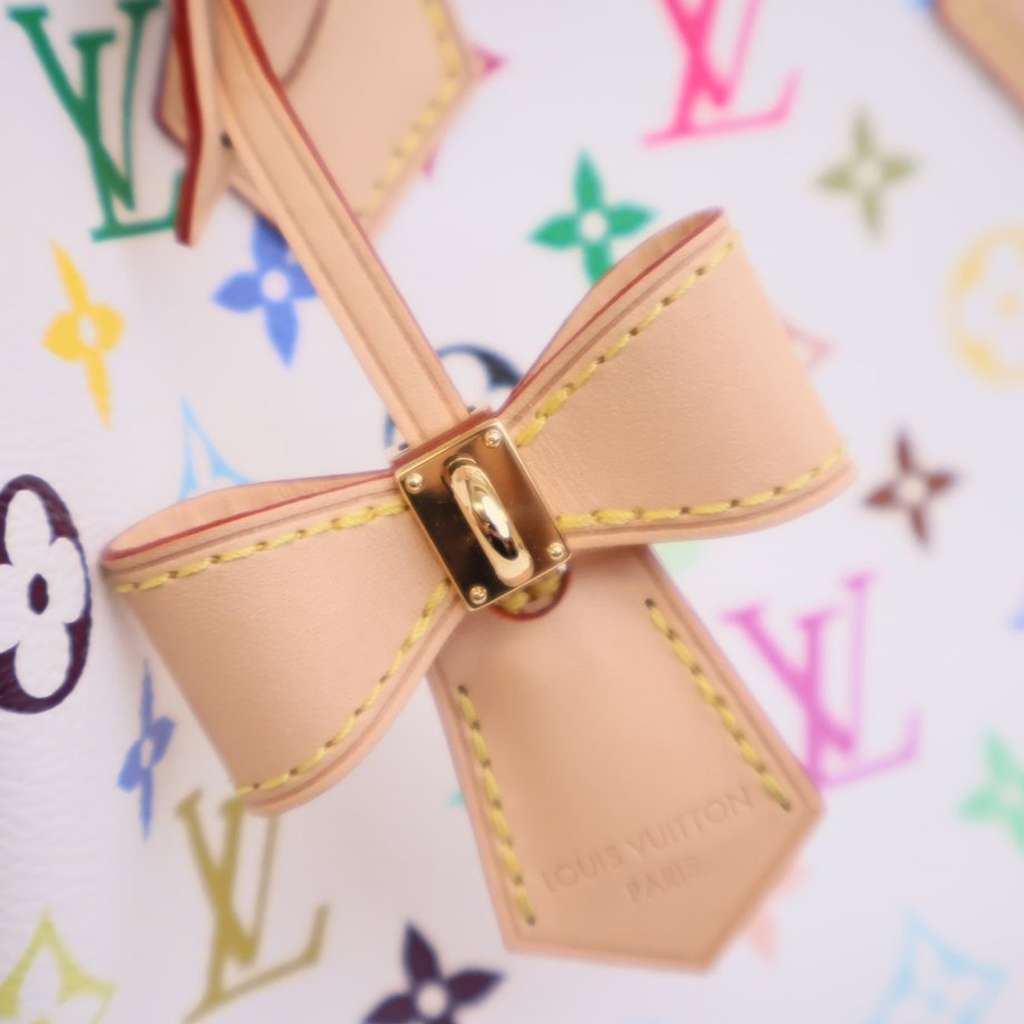 Louis Vuitton Takashi Murakami Monogram Multicolore Speedy Bandouliere 25 - Detail 1