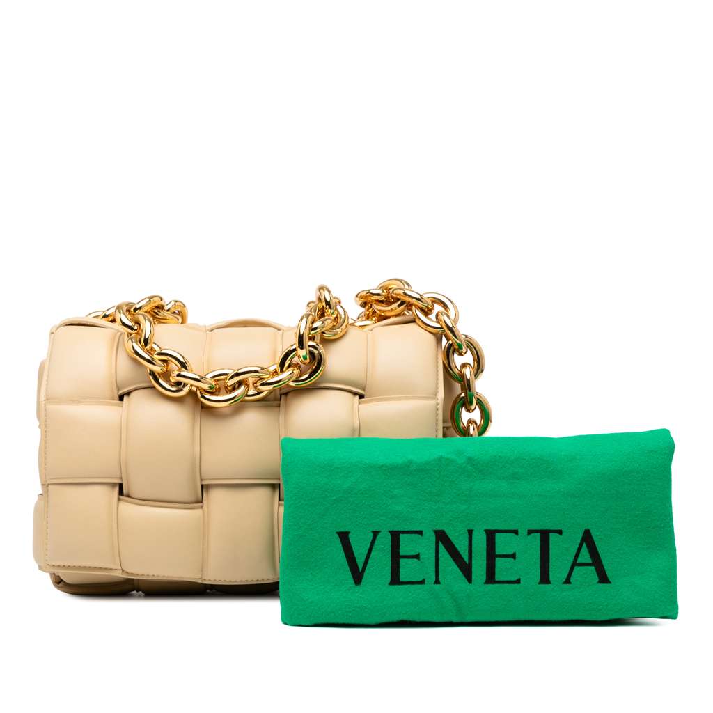 Bottega Veneta Nappa Intrecciato Padded Chain Cassette Satchel - Image 10