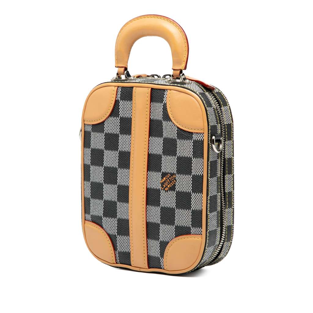 Louis Vuitton Damier Colors Valisette Verticale - Back view