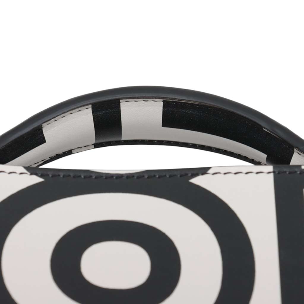 Fendi Marc Jacobs Mini Nappa Vitello King Logo Print Peekaboo ISeeU Satchel - Image 10