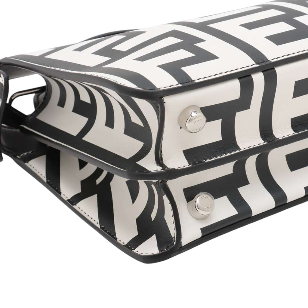 Fendi Marc Jacobs Mini Nappa Vitello King Logo Print Peekaboo ISeeU Satchel - Image 11