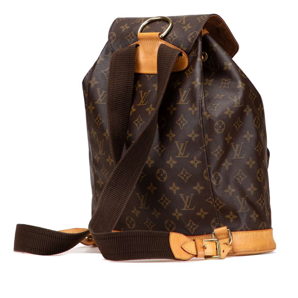 Louis Vuitton Monogram Montsouris GM - Back view