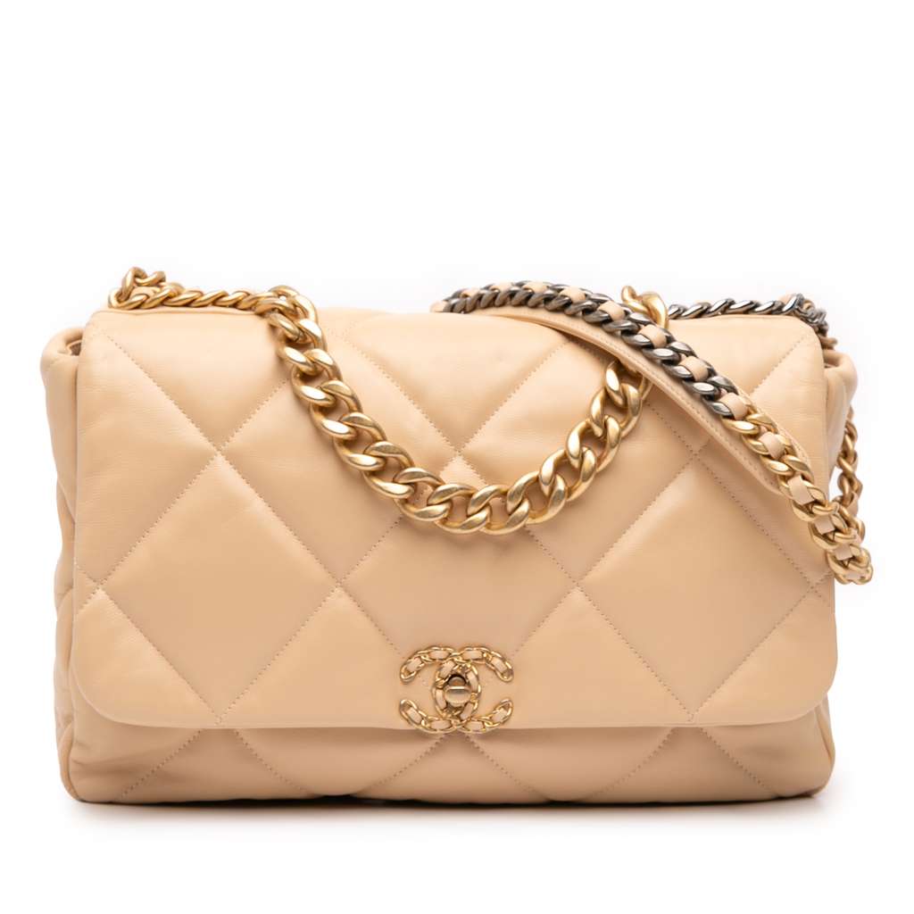 Chanel Maxi Lambskin 19 Flap