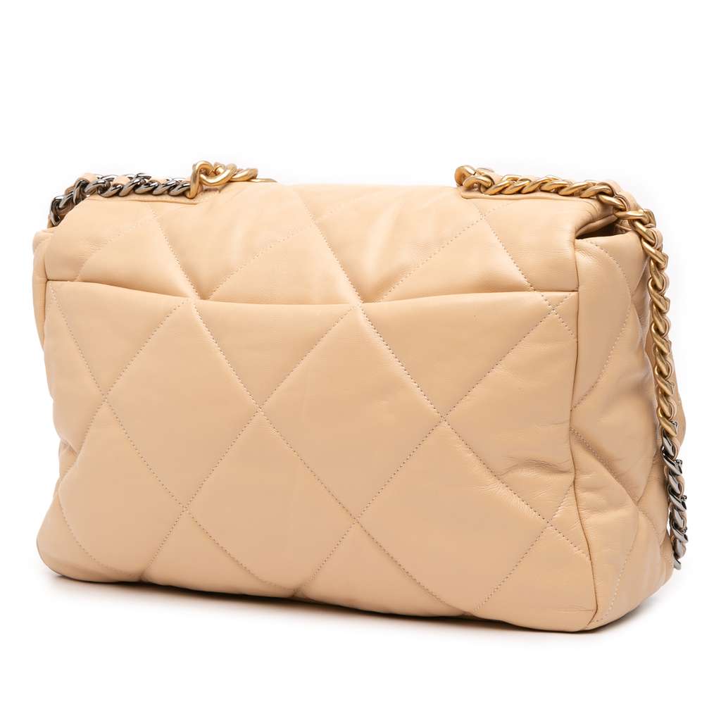 Chanel Maxi Lambskin 19 Flap - 2